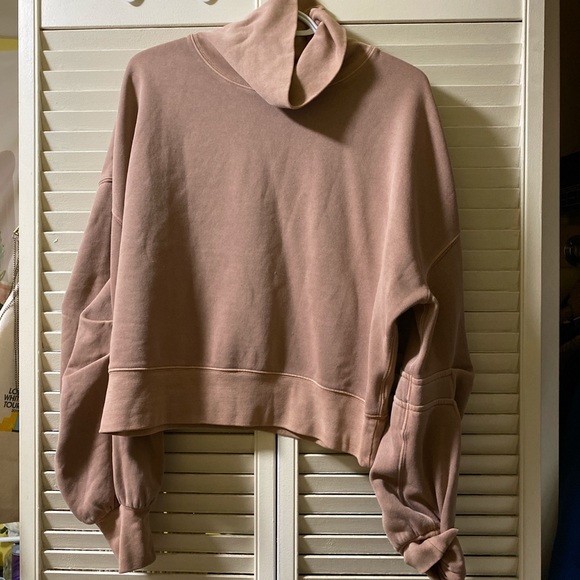 Free people dusty pink cropped sweater - Picture 1 of 2